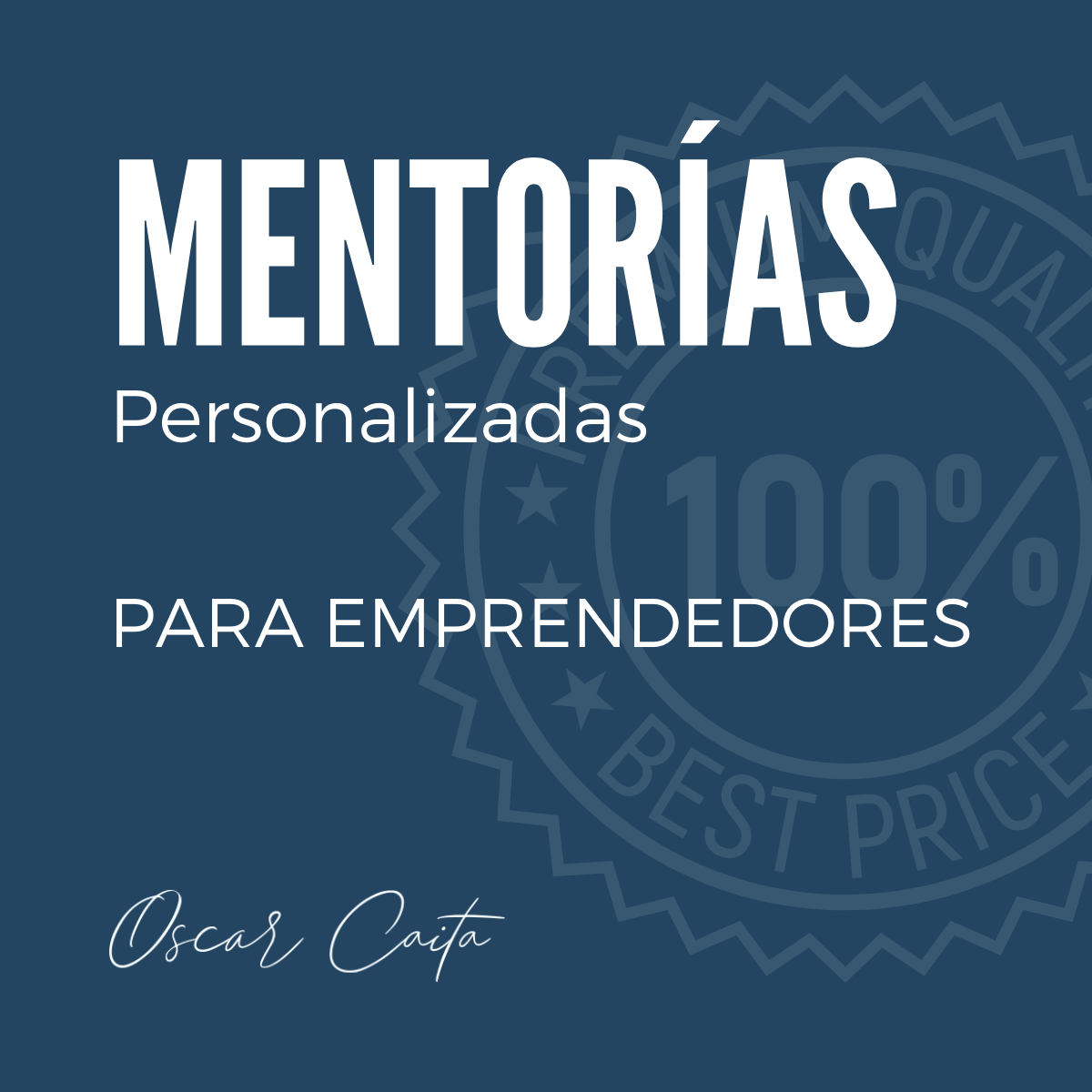 Mentoría Personalizada para Emprendedores