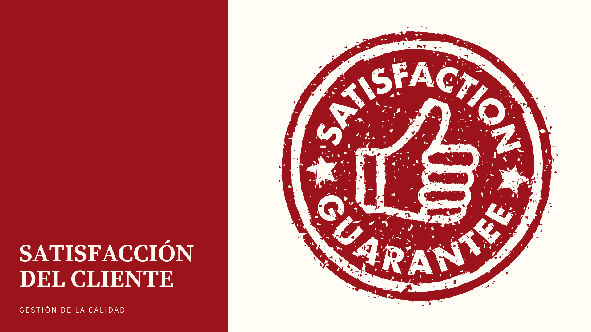 Satisfacción del cliente | Oscar Caita